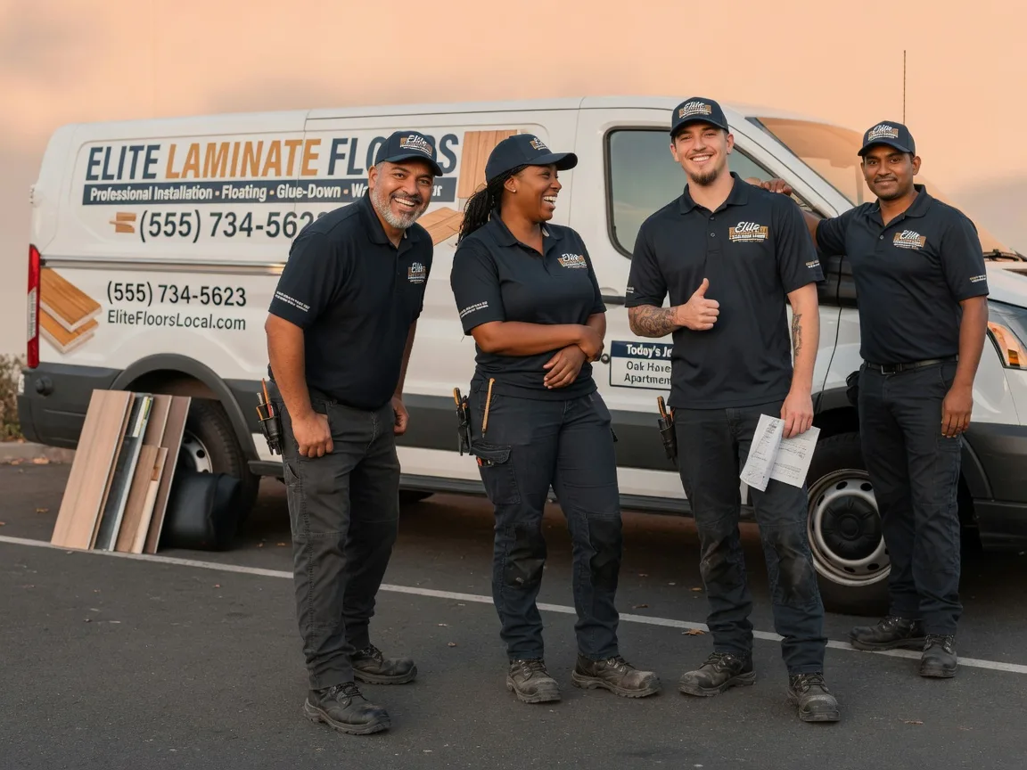 Laminate flooring installation company in Dodson, TX